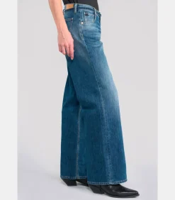 Le Temps des Cerises Jeans flare LAURYN, lengte 34 blue Outlet