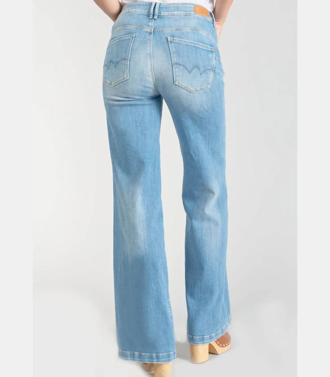Le Temps des Cerises Jeans flare pulp flare, lengte 34 blue New