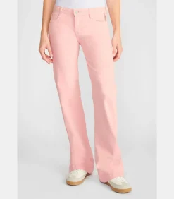 Le Temps des Cerises Jeans flare pulp flare, lengte 34 pink