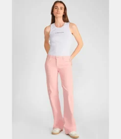 Le Temps des Cerises Jeans flare pulp flare, lengte 34 pink