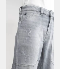 Le Temps des Cerises Jeans loose, wijd , 7/8 gray