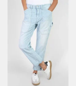 Le Temps des Cerises Jeans loose, wijd , 7/8 blue Discount