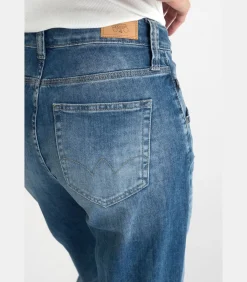 Le Temps des Cerises Jeans loose, wijd , 7/8 blue Hot