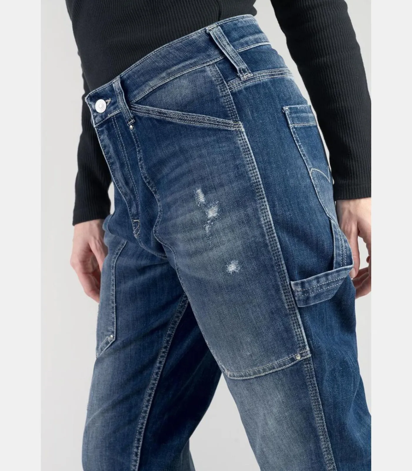 Le Temps des Cerises Jeans loose, wijd 400/60, lengte 34 blue