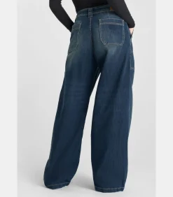 Le Temps des Cerises Jeans loose, wijd , lengte 34 blue Hot