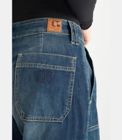 Le Temps des Cerises Jeans loose, wijd , lengte 34 blue Hot