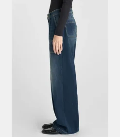 Le Temps des Cerises Jeans loose, wijd , lengte 34 blue Hot