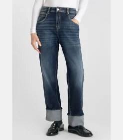 Le Temps des Cerises Jeans loose, wijd , lengte 34 blue Best