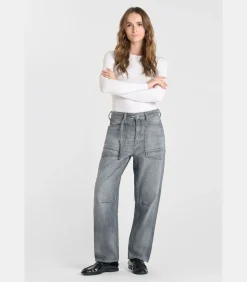 Le Temps des Cerises Jeans loose, wijd , lengte 34 gray Outlet