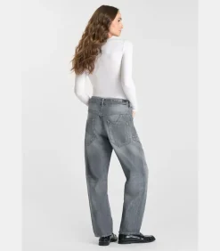 Le Temps des Cerises Jeans loose, wijd , lengte 34 gray Outlet