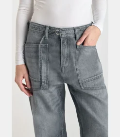 Le Temps des Cerises Jeans loose, wijd , lengte 34 gray Outlet
