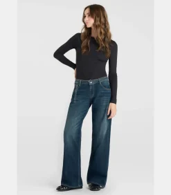 Le Temps des Cerises Jeans loose, wijd , lengte 34 blue Best