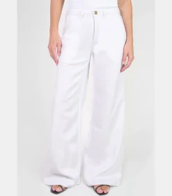 Le Temps des Cerises Jeans loose, wijd , lengte 34 white Online