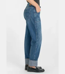 Le Temps des Cerises Jeans loose, wijd , lengte 34 blue Best