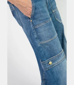 Le Temps des Cerises Jeans loose, wijd HOLLY, lengte 34 blue Discount