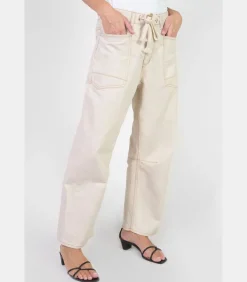 Le Temps des Cerises Jeans loose, wijd MADIE, lengte 34 white Clearance