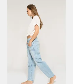 Le Temps des Cerises Jeans loose, wijd MADIENEO, lengte 34 blue Hot