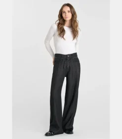 Le Temps des Cerises Jeans loose, wijd SCOTTY, lengte 34 black Sale