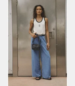 Le Temps des Cerises Jeans loose, wijd VICTORIA, lengte 34 blue