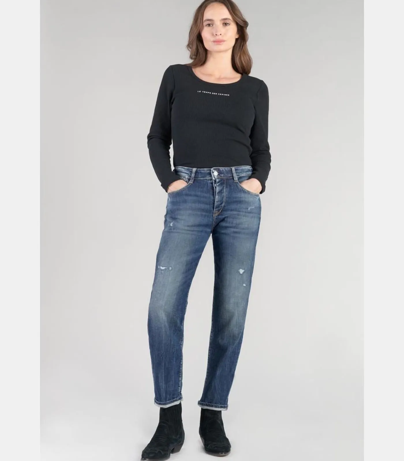 Le Temps des Cerises Jeans mom , 7/8 blue Discount