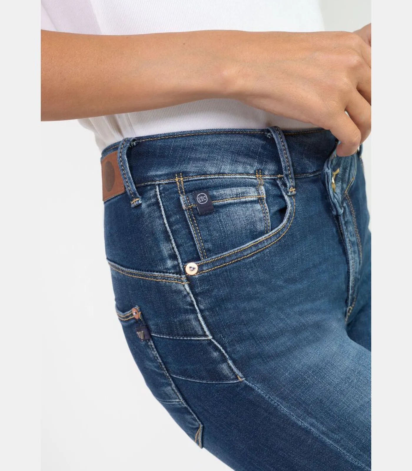 Le Temps des Cerises Jeans push-up regular hoge taille PULP, 7/8 blue Best