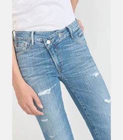 Le Temps des Cerises Jeans push-up regular hoge taille PULP, 7/8 blue Discount