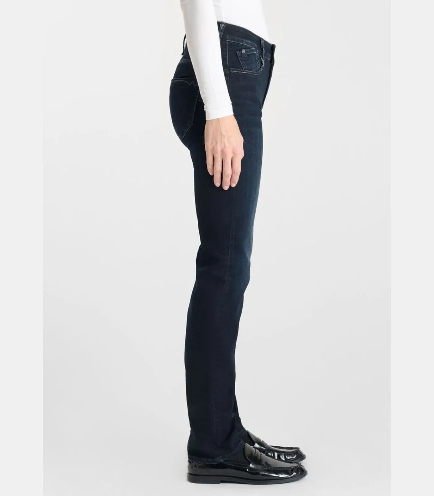 Le Temps des Cerises Jeans push-up regular hoge taille PULP, lengte 34 blue Discount
