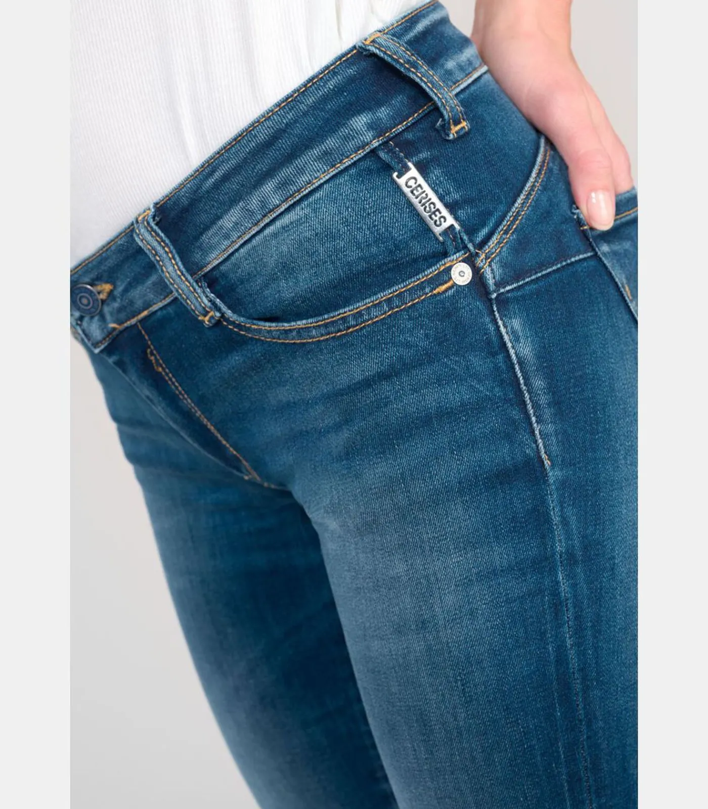 Le Temps des Cerises Jeans push-up regular PULP, lengte 34 blue Best