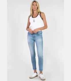 Le Temps des Cerises Jeans push-up slim hoge taille PULP, 7/8 blue New