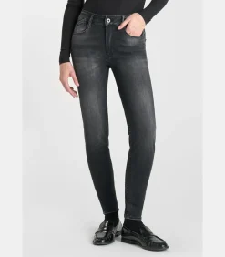 Le Temps des Cerises Jeans push-up slim hoge taille PULP, 7/8 black