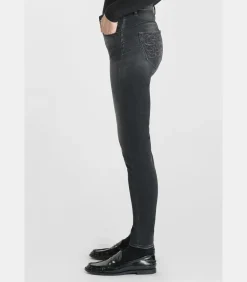 Le Temps des Cerises Jeans push-up slim hoge taille PULP, 7/8 black