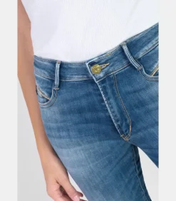 Le Temps des Cerises Jeans push-up slim hoge taille PULP, 7/8 blue Clearance