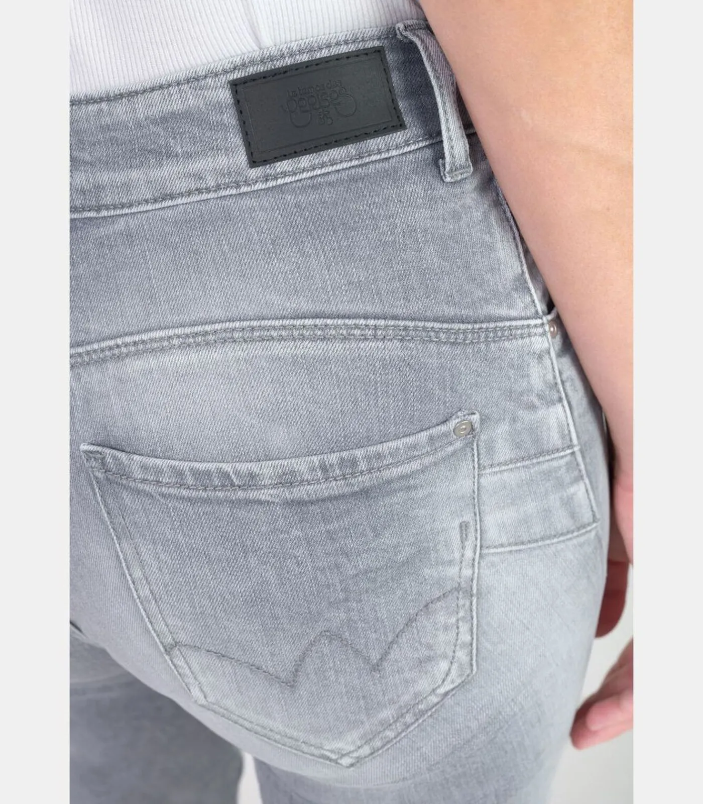 Le Temps des Cerises Jeans push-up slim hoge taille PULP, lengte 34 gray Outlet