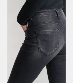 Le Temps des Cerises Jeans push-up slim hoge taille PULP, 7/8 black Clearance