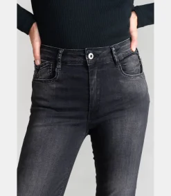 Le Temps des Cerises Jeans push-up slim hoge taille PULP, 7/8 black Clearance