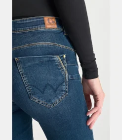 Le Temps des Cerises Jeans push-up slim hoge taille PULP, lengte 34 blue Discount