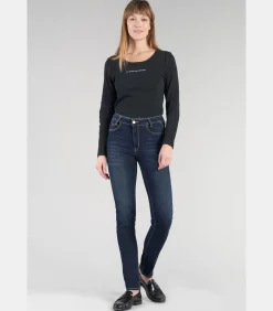 Le Temps des Cerises Jeans push-up slim hoge taille PULP, lengte 34 blue