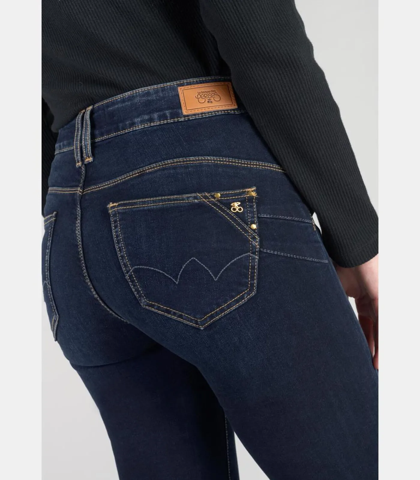 Le Temps des Cerises Jeans push-up slim hoge taille PULP, lengte 34 blue