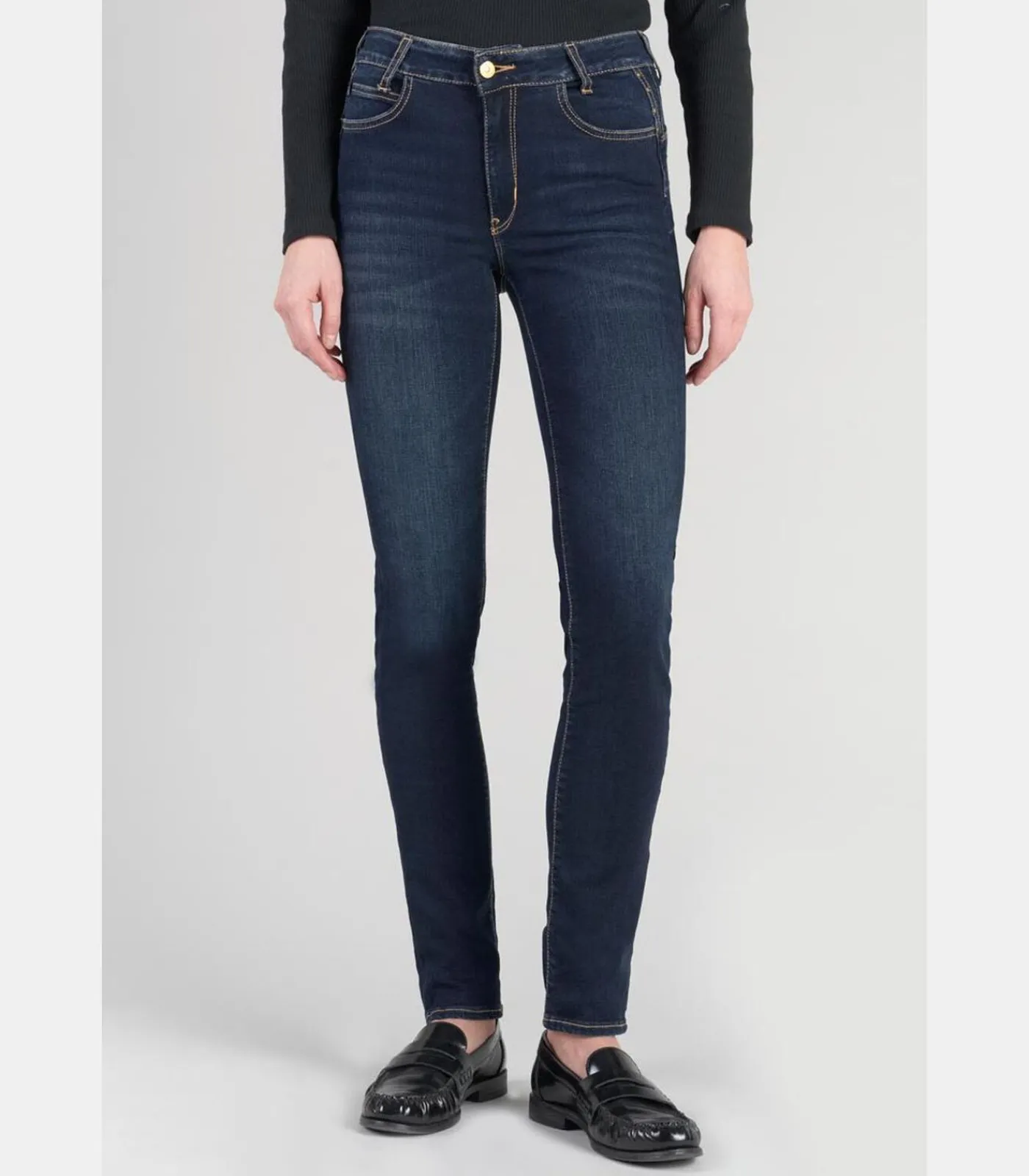 Le Temps des Cerises Jeans push-up slim hoge taille PULP, lengte 34 blue