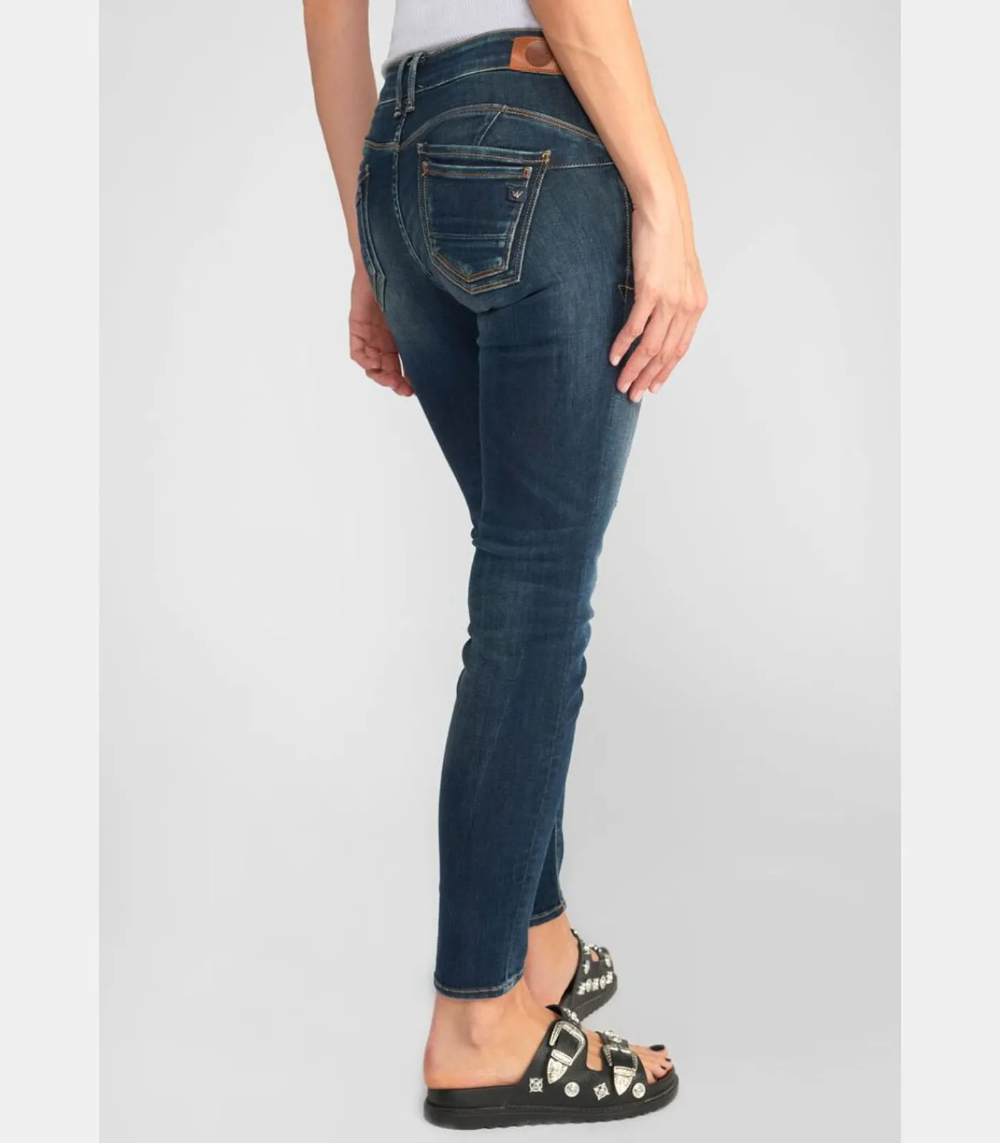 Le Temps des Cerises Jeans push-up slim PULP, 7/8 blue