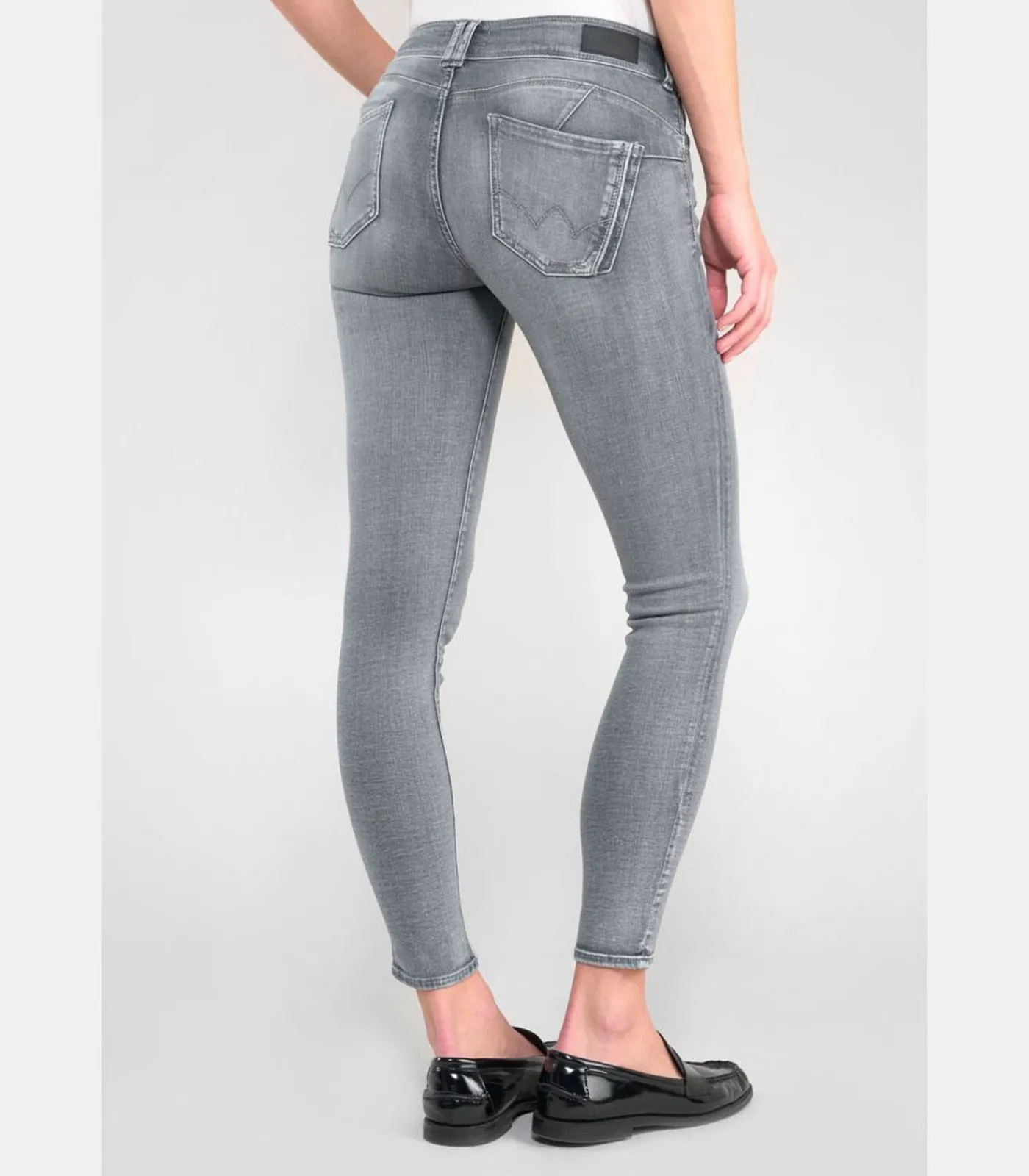 Le Temps des Cerises Jeans push-up slim PULP, 7/8 gray Outlet