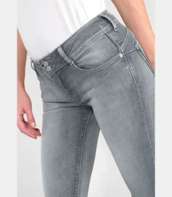 Le Temps des Cerises Jeans push-up slim PULP, 7/8 gray Outlet