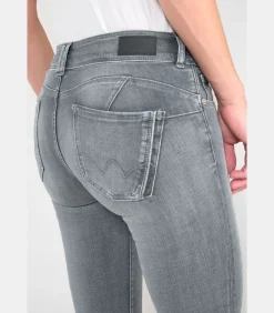 Le Temps des Cerises Jeans push-up slim PULP, 7/8 gray Outlet