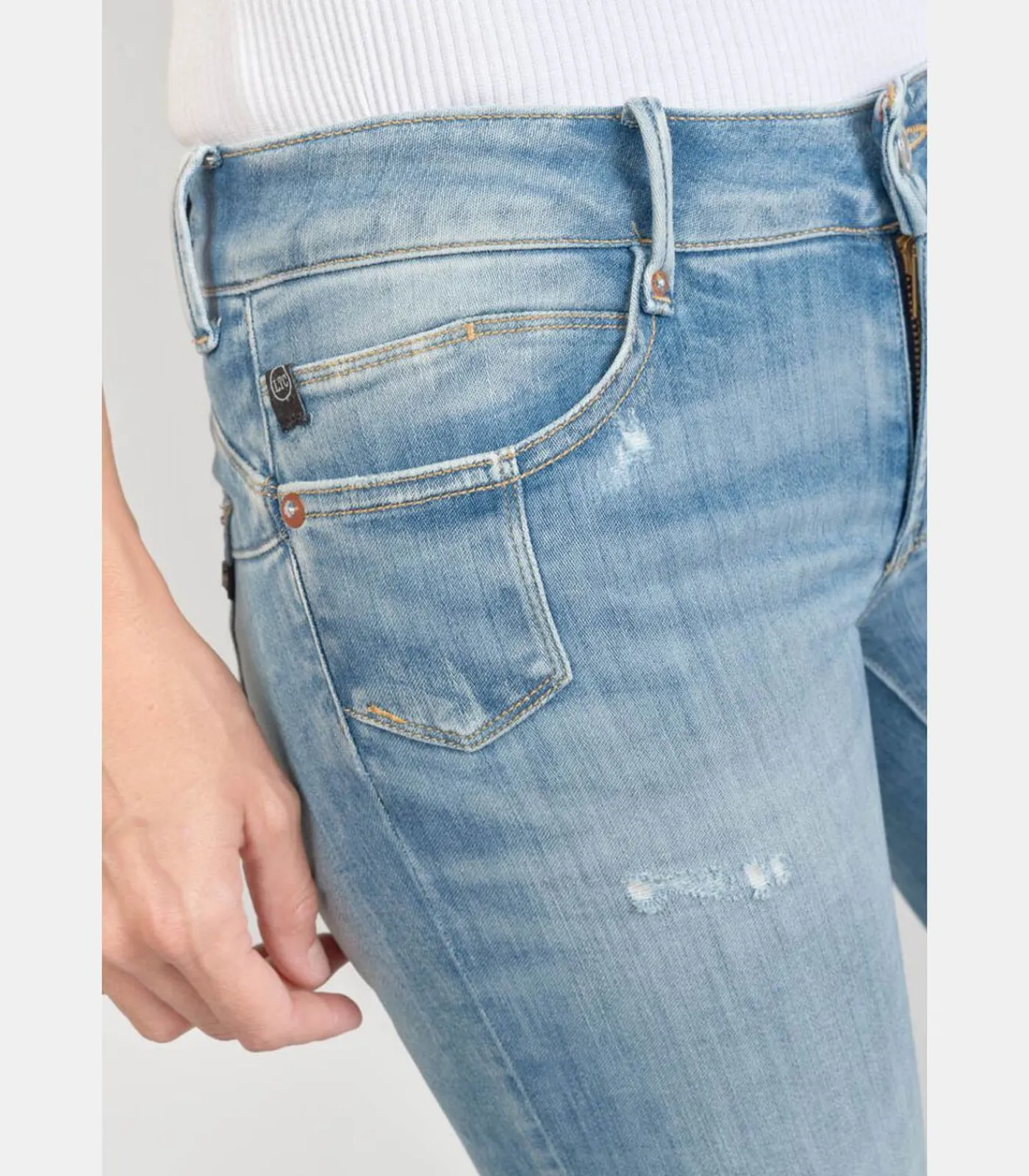Le Temps des Cerises Jeans push-up slim PULP, 7/8 blue Sale