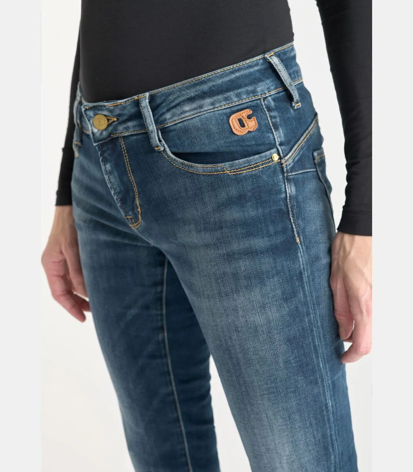 Le Temps des Cerises Jeans push-up slim PULP, lengte 34 blue Outlet