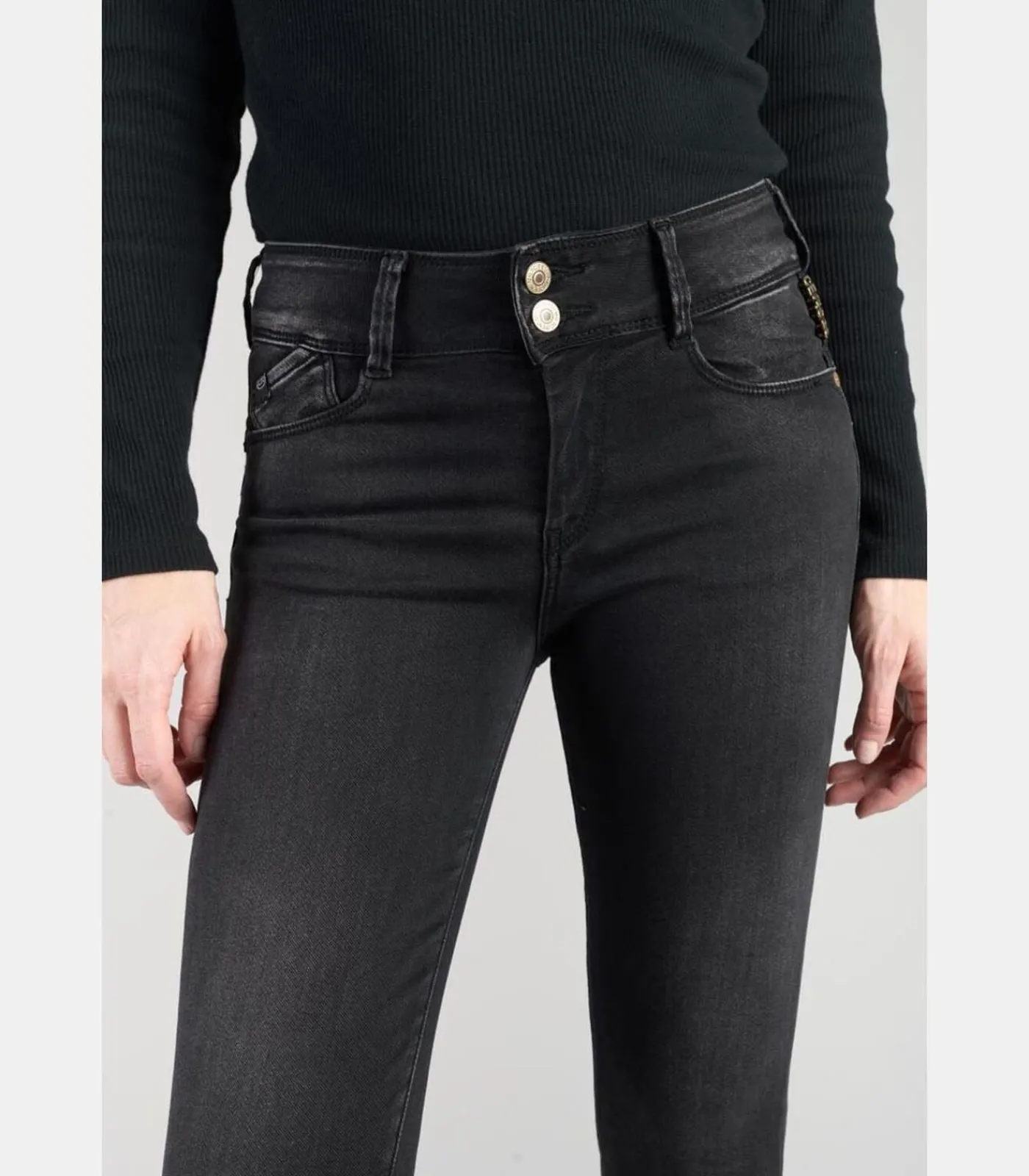Le Temps des Cerises Jeans push-up slim ULTRA PULP, 7/8 black Discount