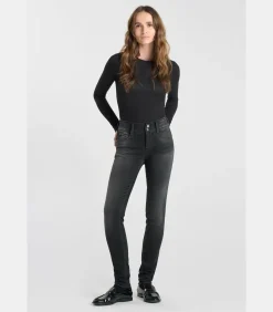 Le Temps des Cerises Jeans push-up slim ULTRA PULP, lengte 34 black New