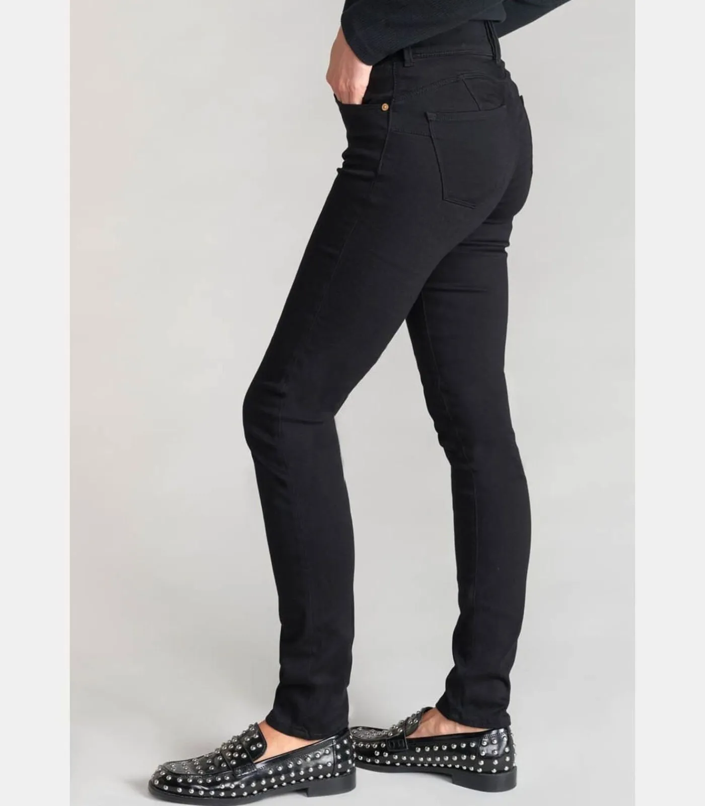 Le Temps des Cerises Jeans push-up slim ULTRA PULP, lengte 34 black