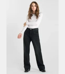 Le Temps des Cerises Jeans regular , lengte 34 black Hot