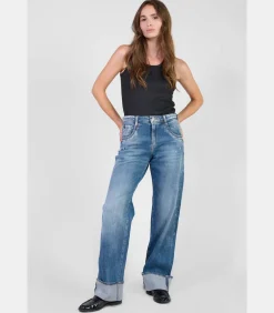 Le Temps des Cerises Jeans regular 400/28, lengte 34 blue